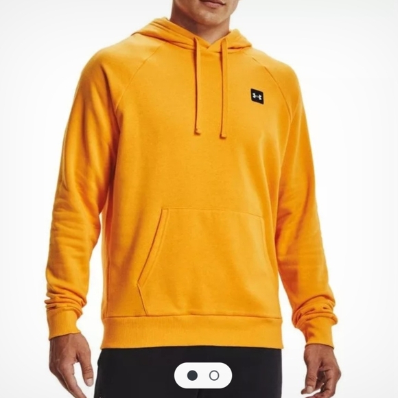 Under Armour Other - Large UNDER ARMOUR Bright Yellow Hooded Sweatshirt